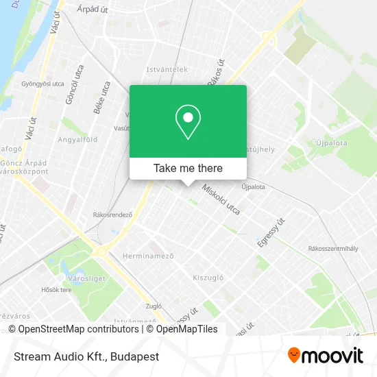 Stream Audio Kft. map