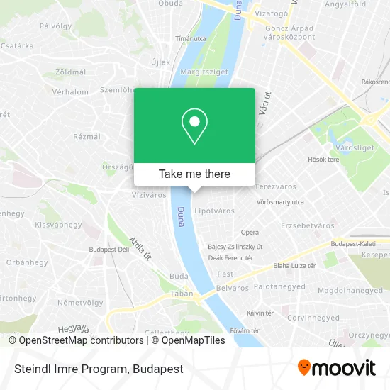 Steindl Imre Program map