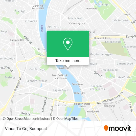 Vinus To Go map