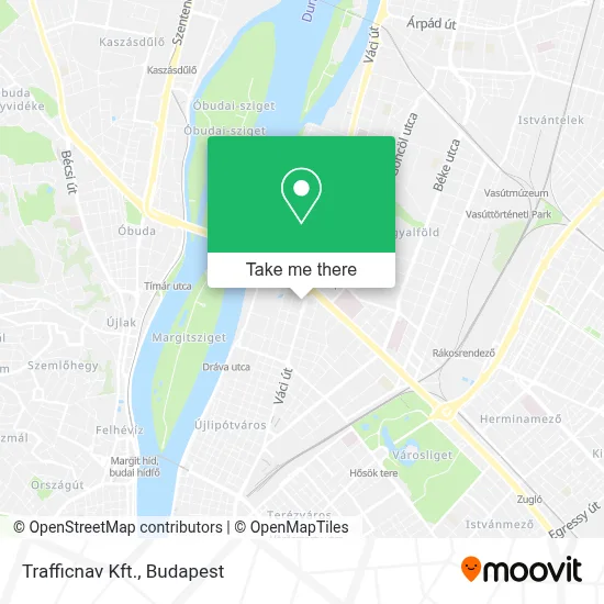 Trafficnav Kft. map