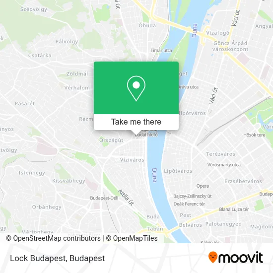 Lock Budapest map