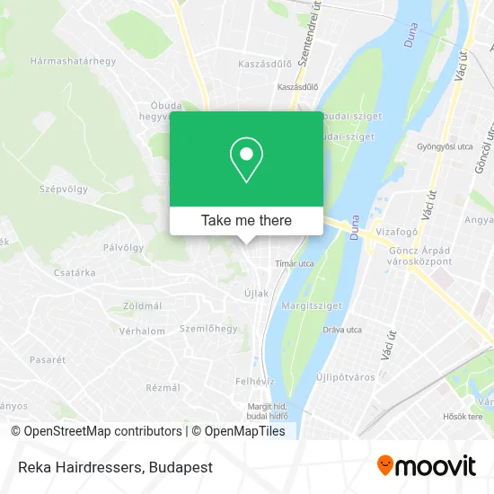 Reka Hairdressers map