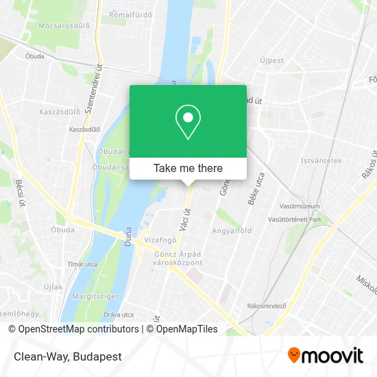 Clean-Way map