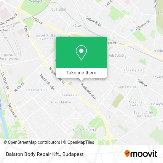 Balaton Body Repair Kft. map