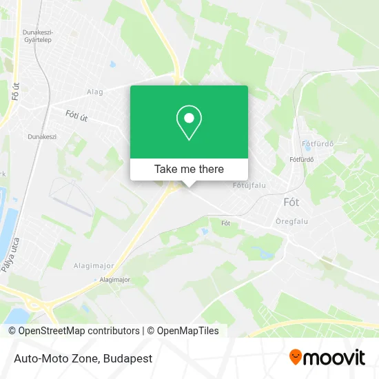 Auto-Moto Zone map