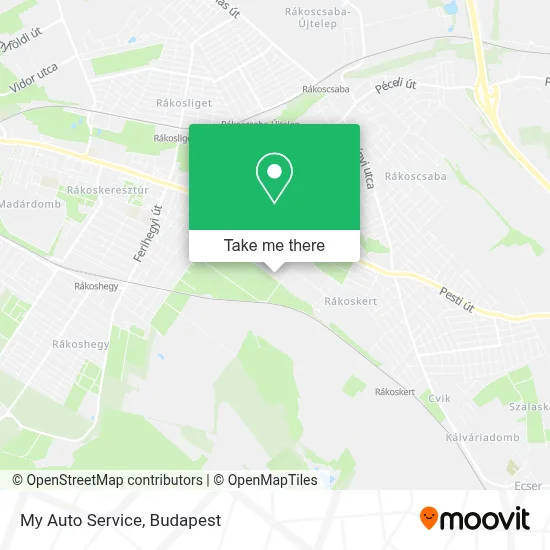 My Auto Service map