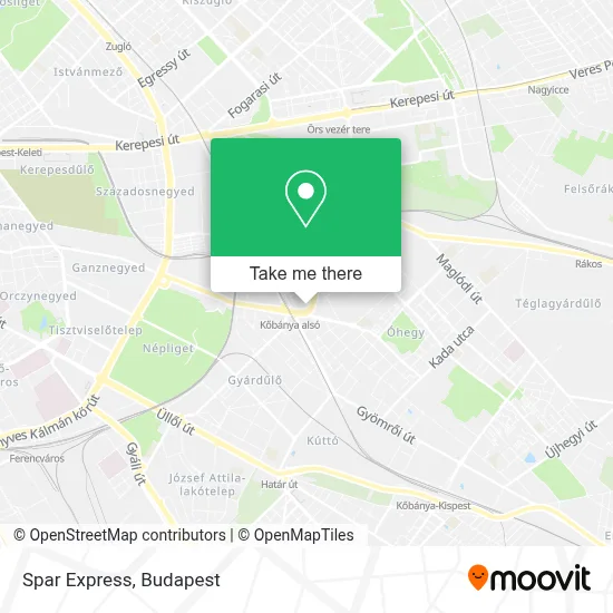 Spar Express map
