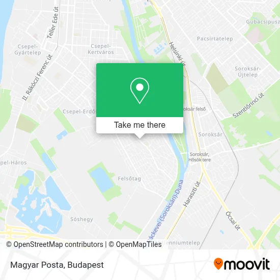 Magyar Posta map