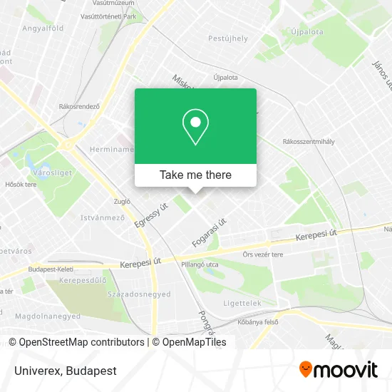 Univerex map
