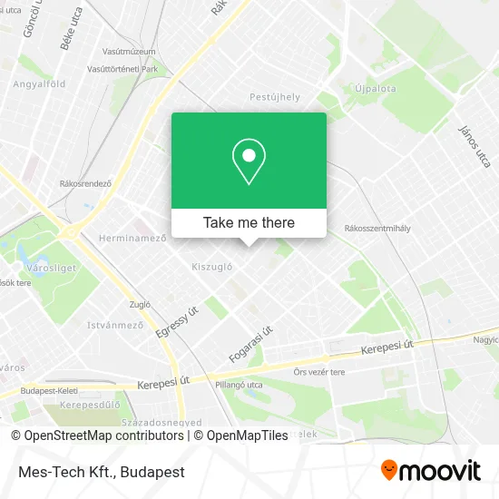 Mes-Tech Kft. map