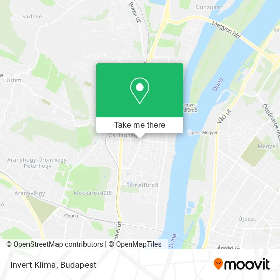 Invert Klíma map
