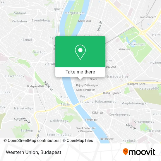 Western Union map