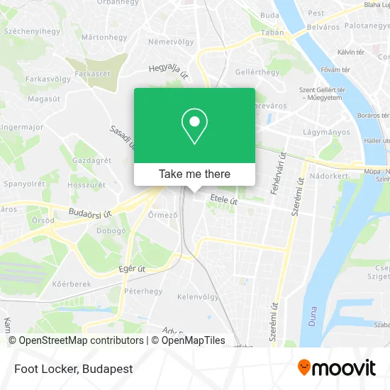 Foot Locker map
