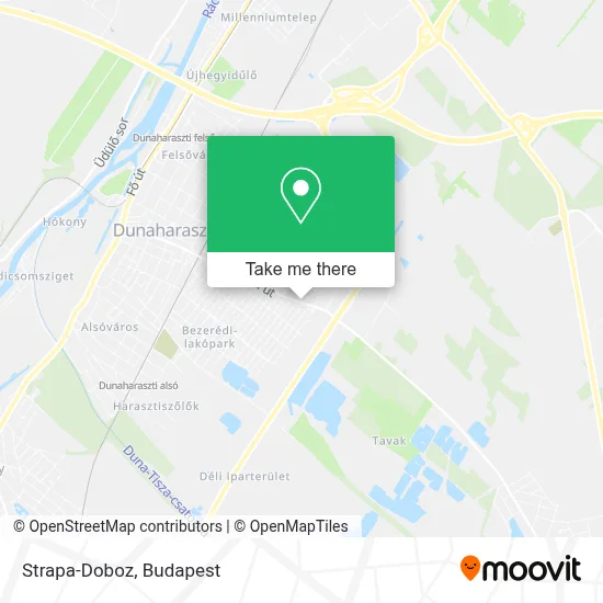 Strapa-Doboz map