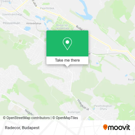 Radecor map