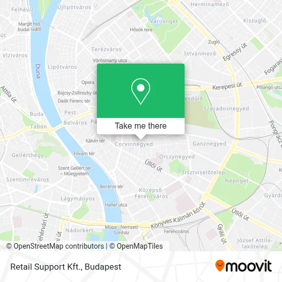 Retail Support Kft. map