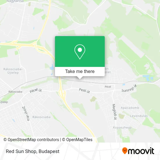 Red Sun Shop map