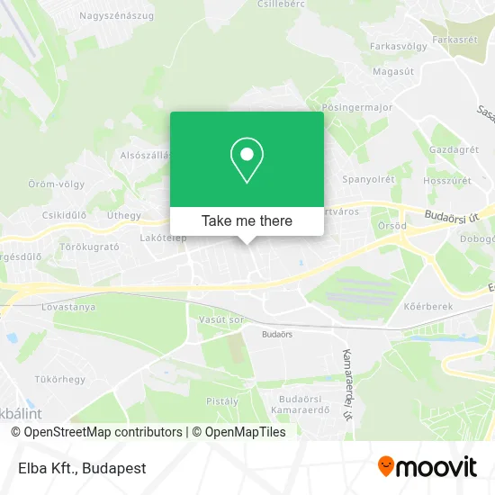 Elba Kft. map