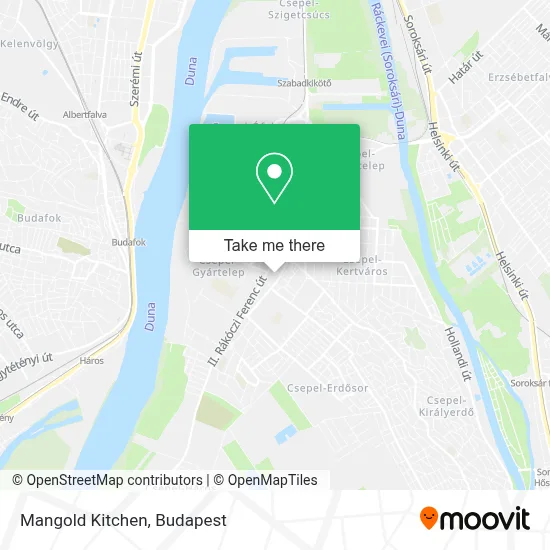 Mangold Kitchen map