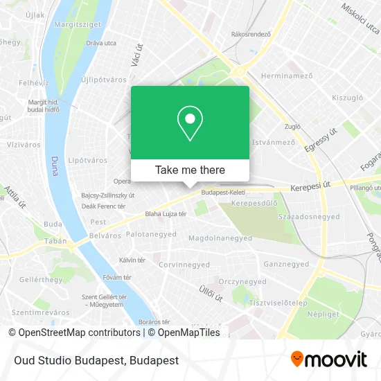 Oud Studio Budapest map