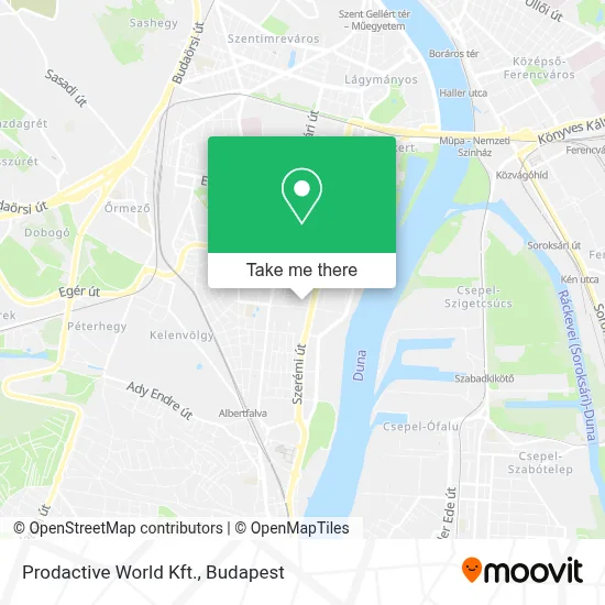 Prodactive World Kft. map
