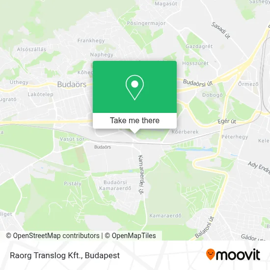 Raorg Translog Kft. map