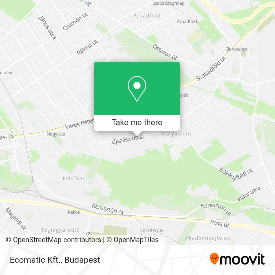 Ecomatic Kft. map