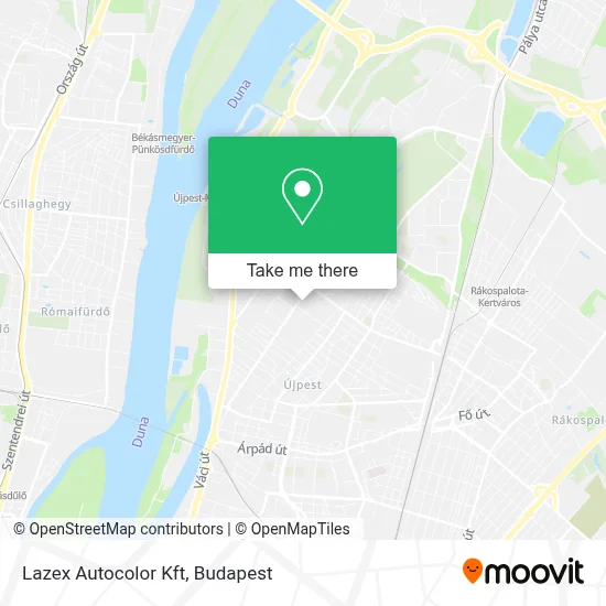 Lazex Autocolor Kft map