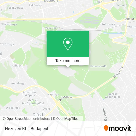 Nezozen Kft. map