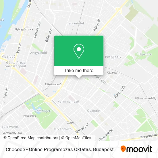 Chocode - Online Programozas Oktatas map