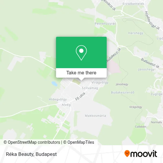 Réka Beauty map
