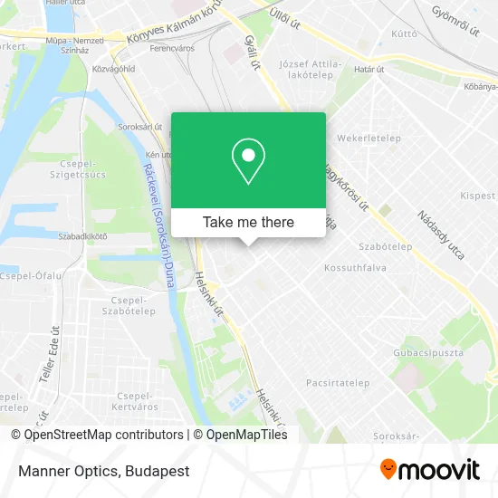 Manner Optics map