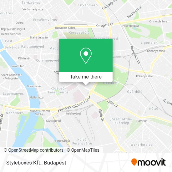 Styleboxes Kft. map