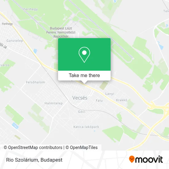 Rio Szolárium map