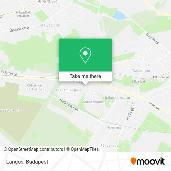 Langos map