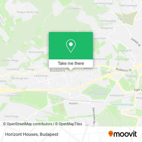 Horizont Houses map