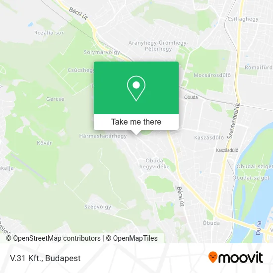 V.31 Kft. map