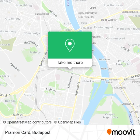 Pramon Card map