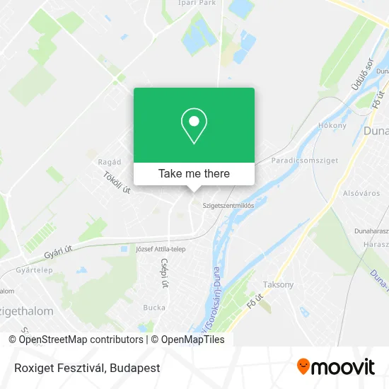 Roxiget Fesztivál map