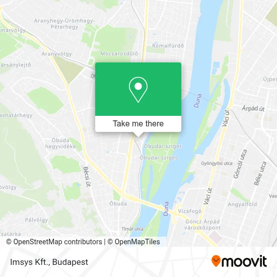 Imsys Kft. map