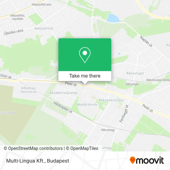 Multi-Lingua Kft. map