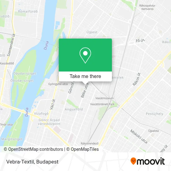 Vebra-Textil map