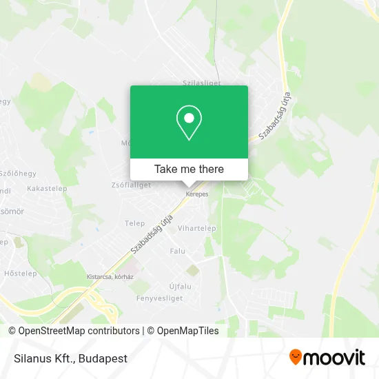 Silanus Kft. map