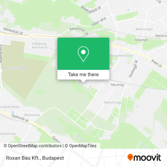 Roxan Bau Kft. map