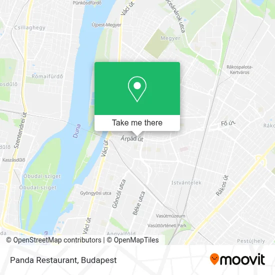 Panda Restaurant map