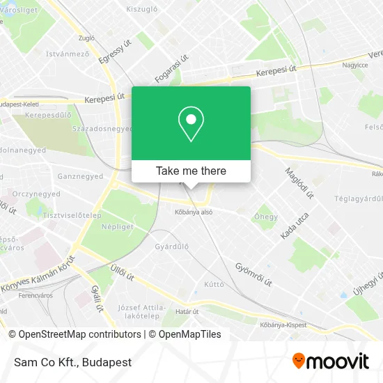 Sam Co Kft. map