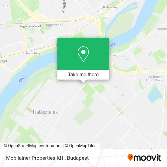 Mobilainer Properties Kft. map