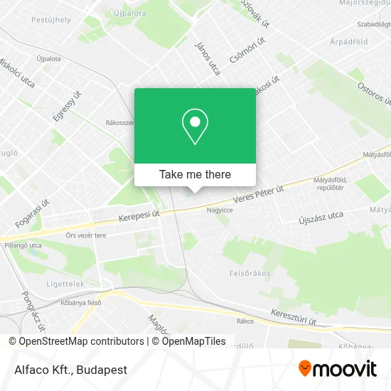 Alfaco Kft. map