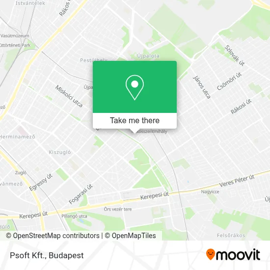 Psoft Kft. map