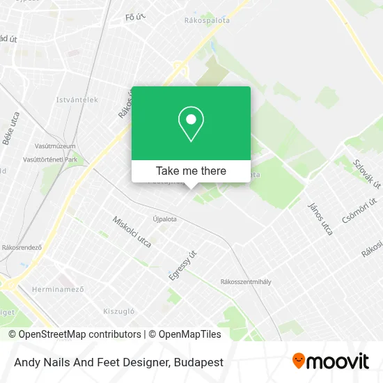Andy Nails And Feet Designer map